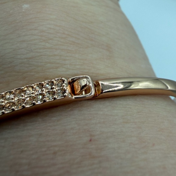 COACH Rose Gold Pave Bar C bracelet MSRP $98 nwt - Picture 12 of 13